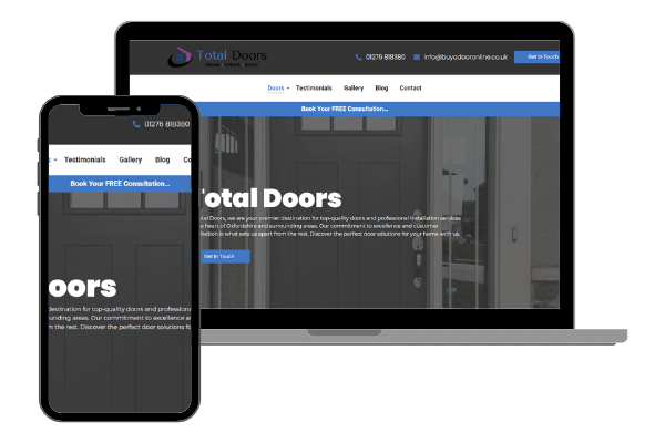 Total Doors Website - SwitchUp Marketing