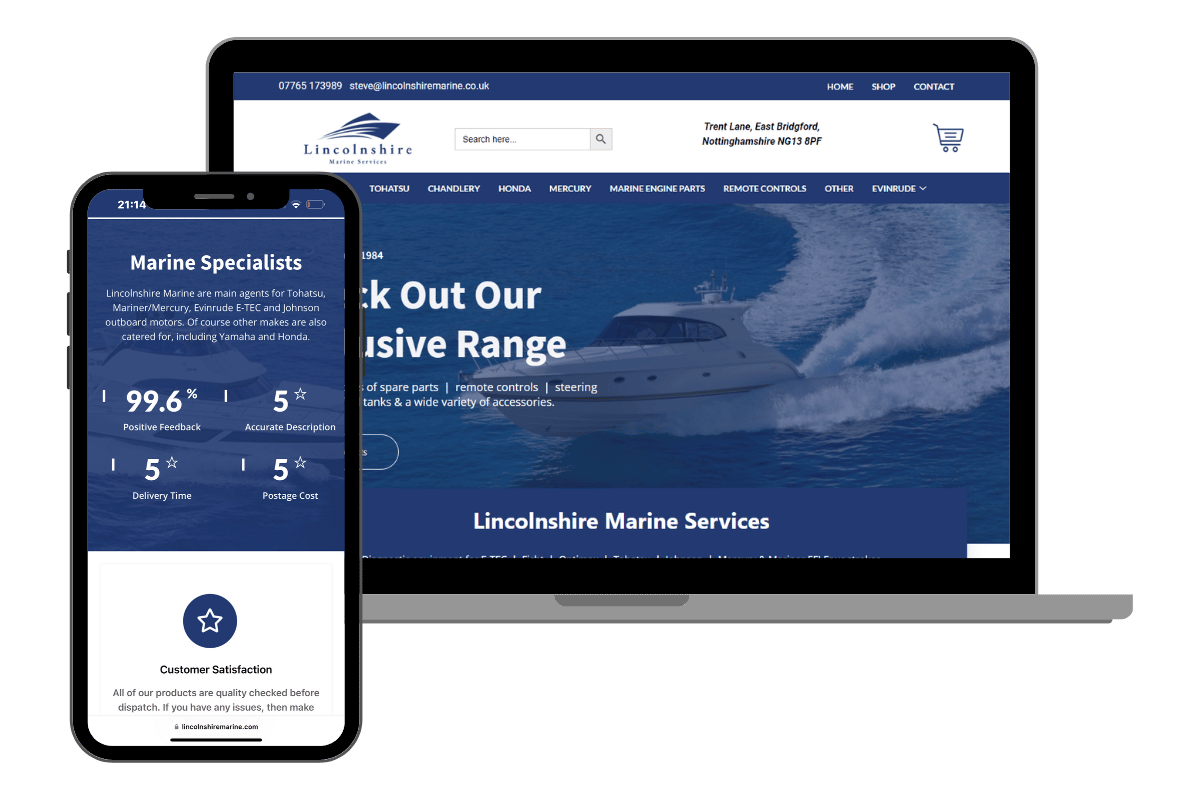 Lincolnshire Marine Marine - Case study by SwitchUp Marketing