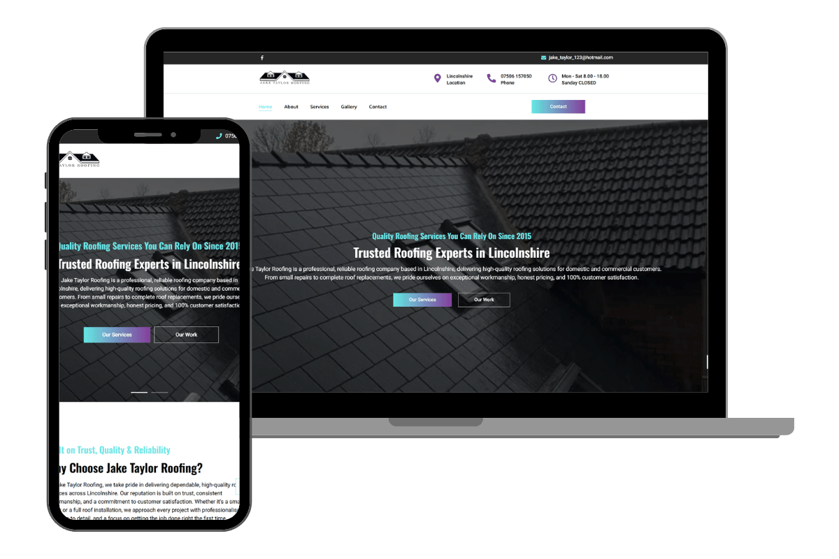 Jake Taylor Roofing - Case study by SwitchUp Marketing